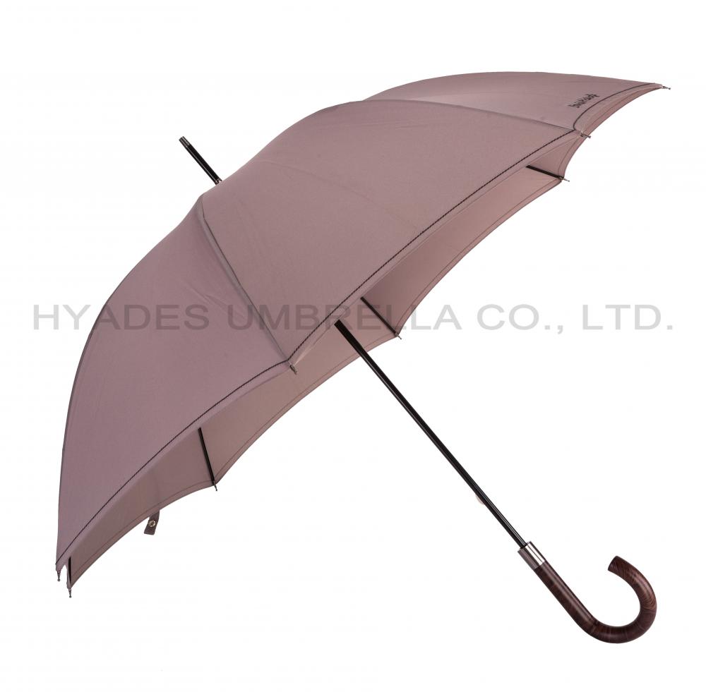 Classic Mens Straight Umbrella Hand offen