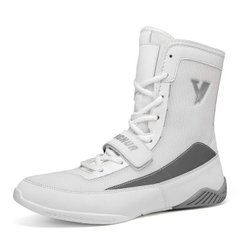 High-Top Boxing & Wrestling Shoes with Mesh Lining for Men and Women