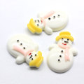 Christmas Snowman Shaped Cute Resins 100pcs/bag Christmas Party Decoration Beads Charms DIY Craft Decor Bead