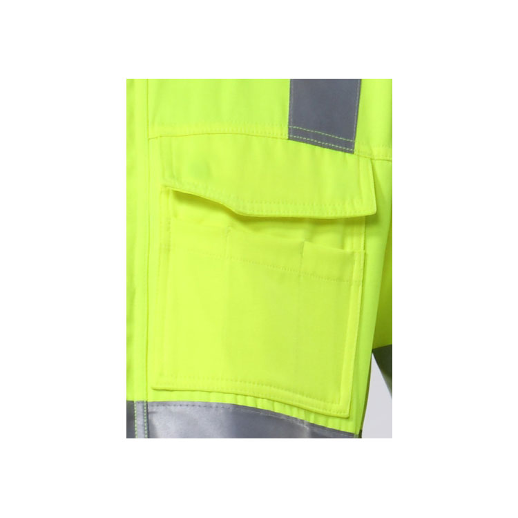 Customized logo high visibility reflective safety protective jacket