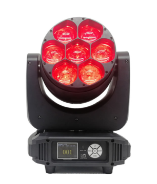 7pcs 40w LED Moving Head Stage Wash Light