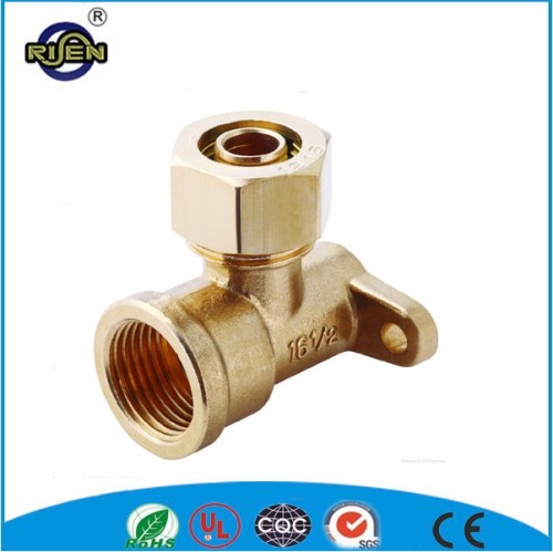 made in china pex al pex pipe copper elbow fitting wall plate elbow