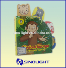 die cuting shaped professional color printing cheap board my hot book