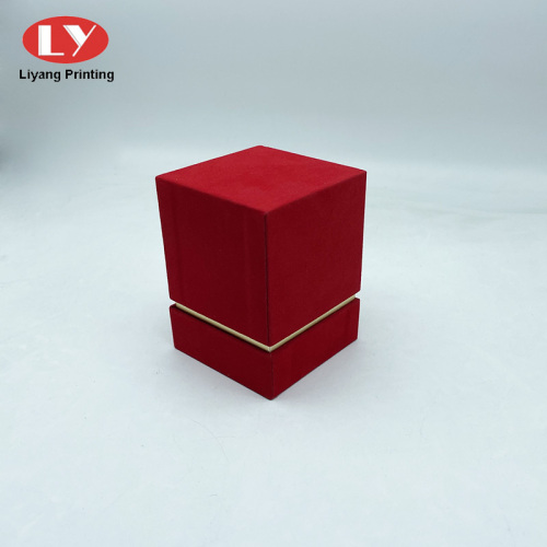 Luxury Red Velvet Square Parfym Box