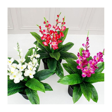 Wholesale High Quality Dwarf Orchid Flower Trees - Linwoo JS2547 Artificial Orchid Tree for Sale