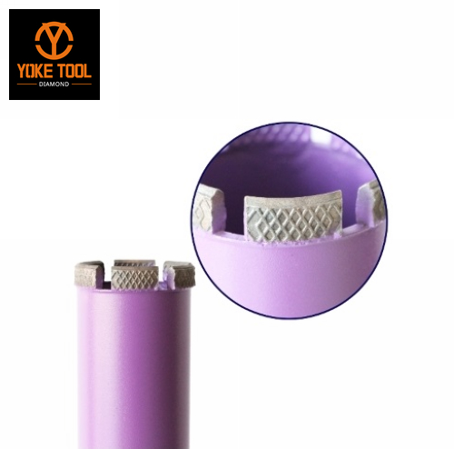 Bit de núcleo molhado/seco perfurando segmentos planos de diamante soldado a laser