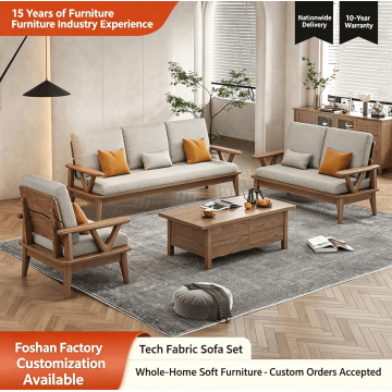 Sofa Kayu Pepejal Cina Baharu