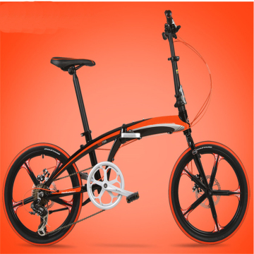 rust convenient Folding bicycle