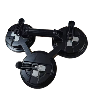 Aluminum/Vinyl/Rubber Handle 3 Cup Assembly Tool Set with Glass Suction Cups