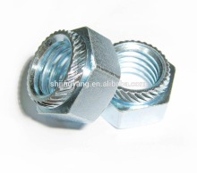 Stainless steel incline knurl nut M8