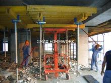 Shifting Trolley Slab Formwork System for Transporting Tabl