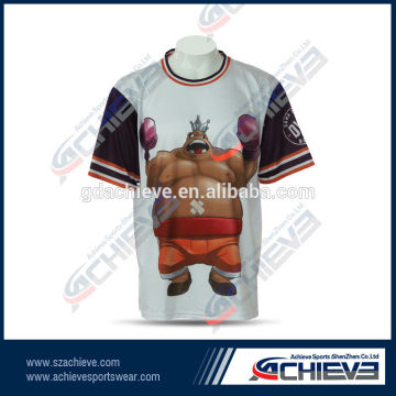 Kids activity t shirts cartoon pattern shirts manufacturer