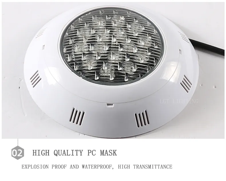 LED Pool Wall Lights, Underwater Wall Lights, Waterproof Rainbow Fountain Lights