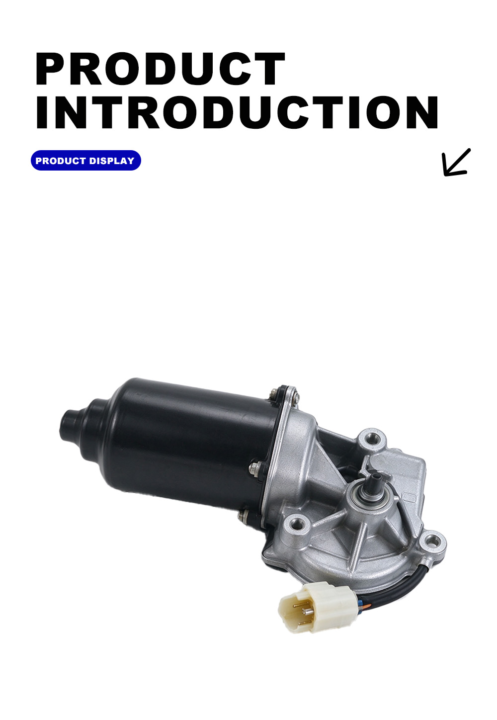 Motor de limpador de reposição X Replacement Wiper Motor X