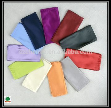 Top quality hot sell colored woven handkerchiefs