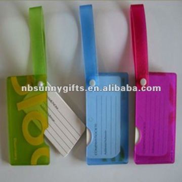 Signature Plastic baggage card