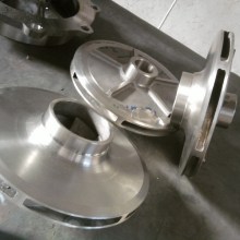 Corrosion resistnant titanium pump casting open impeller