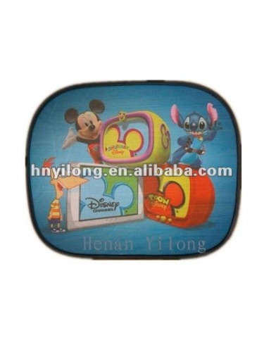 cartoon mesh car sun shade for side window