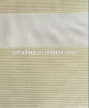 Bright silk linen blackout zebra blind