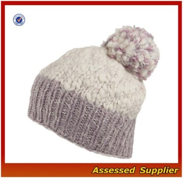 NBH087/ Custom knitted pom beanie hat/ custom pom pom beanie hats wholesale