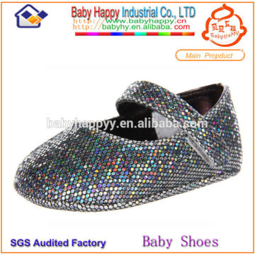 Colorful sequin ourdoor walking new born baby shoes
