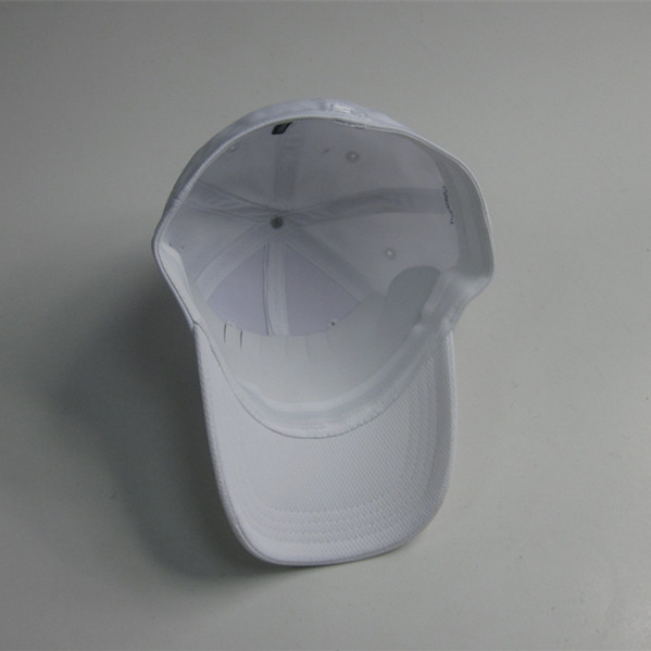 Bordado blanco de encargo seco apto gorra bordada