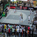 3x3 FIBA ​​Baloncesto de pisos oficiales de la corte