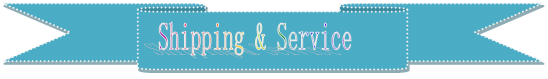 expédition et service shiping&service