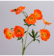 Artificial Poppy Bouquet for Home and Wedding Decor