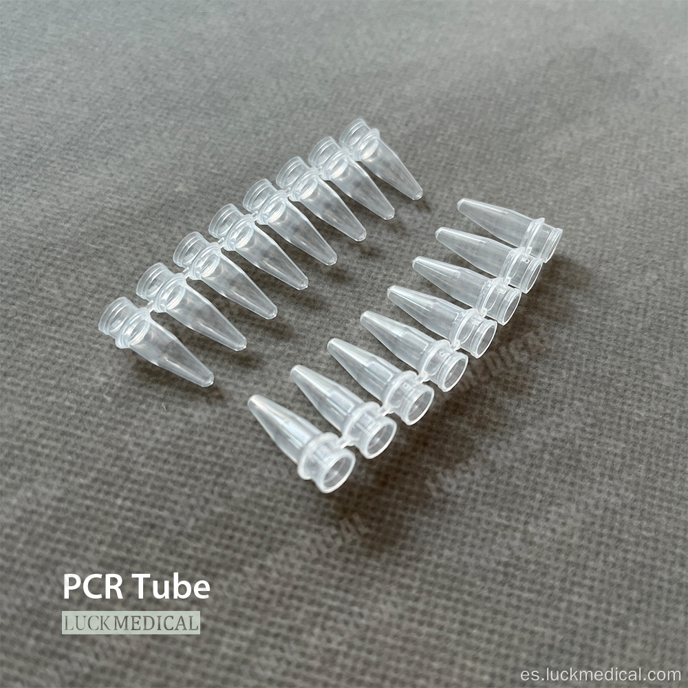 0,1 ml de 0,2 ml de tiras de tubo de PCR