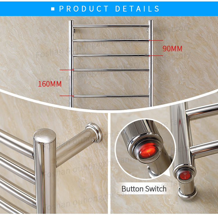 Luxury Fashion Towel Warmer Stainless Steel Freestanding Towel Warmers For Bathroom