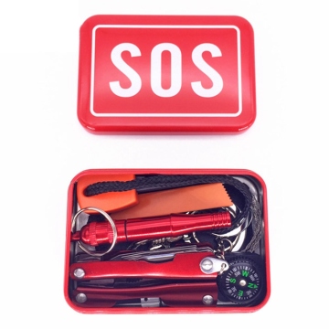 Hot-sale SOS Tin Box Case for Survival Gear