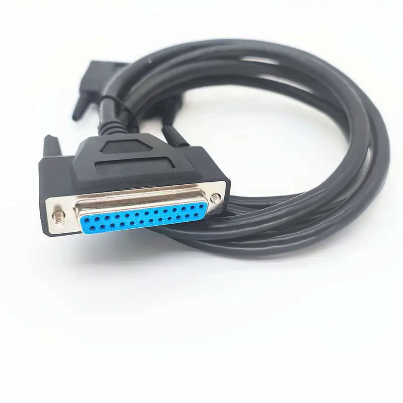 Custom DB9 DB25 D - SUB Connector Cable