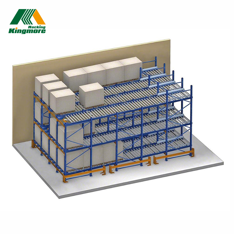 modern design mobile stackable pallet racking cold storage live racking heavy duty shelving