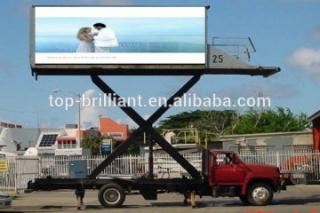 two sides,double sides mobile truck led display for outdoor usage