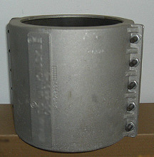 irrigation machine half coupler with boot gasket