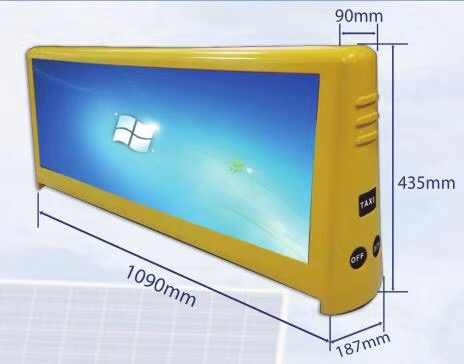 taxi roof LEDscreen (1)