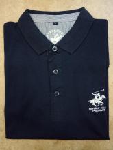 Men's Solid Pique Embroidery Short Sleeve Polo Shirts