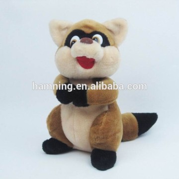 newest plush toy most popular design cute soft stuffed toy racoon