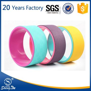 High Quality ABS Tube TPE Foam Fitness Yoga Wheel