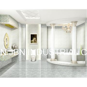 White Tile/ wall tiles/ bathroom/ pocelain/ floor tile