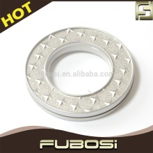 Custom design plastic silver curtain eyelets rings