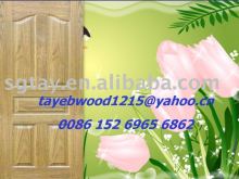 natural veneered hdf door skin
