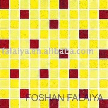 Glass Mosaic Swimming pool tile Floor tile FL019