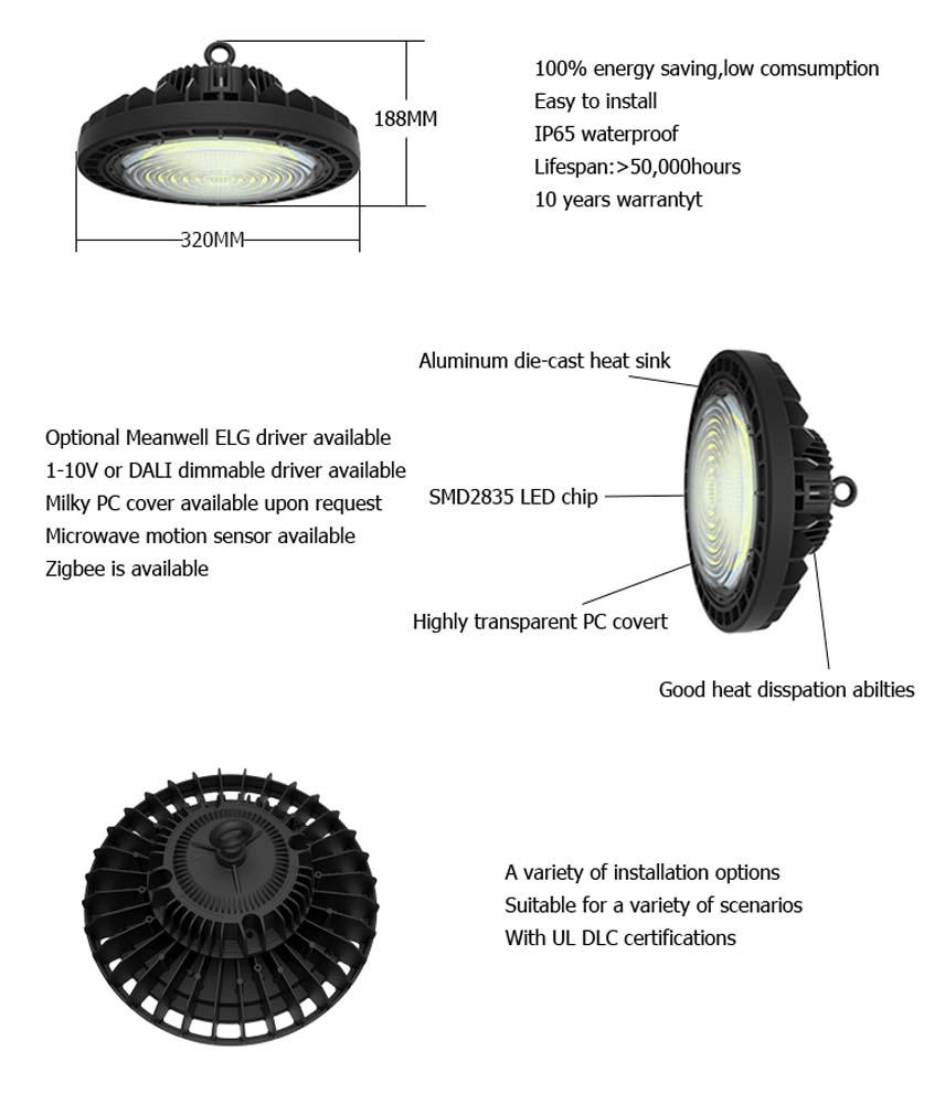 240w Ufo Led High Bay Light 1 Jpg