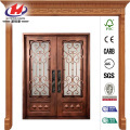 Painted Oil Rubbed Bronze Wrought Iron Prehung Front Door
