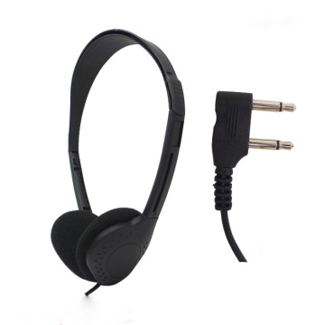 Disposable airline headphone wired 3.5mm 2 plug