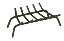 Cast Wrought Iron Fire Grates with Ember Catcher