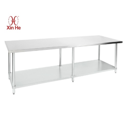 Workbench restoran stainless steel yang dapat disesuaikan