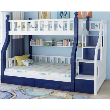 Multi-Functional Kid Bunk Bed with Steps